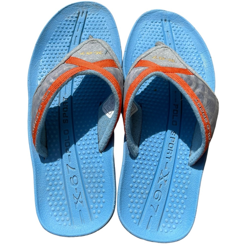 Polo Sport by Ralph Lauren  X-67 Beach Sport Thong Padded Strap Sandals Size 6